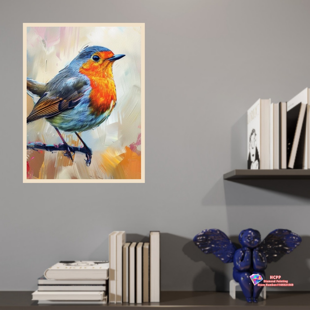 unframe Robin Bird Cute Robin  - Sewing Art recension och pris