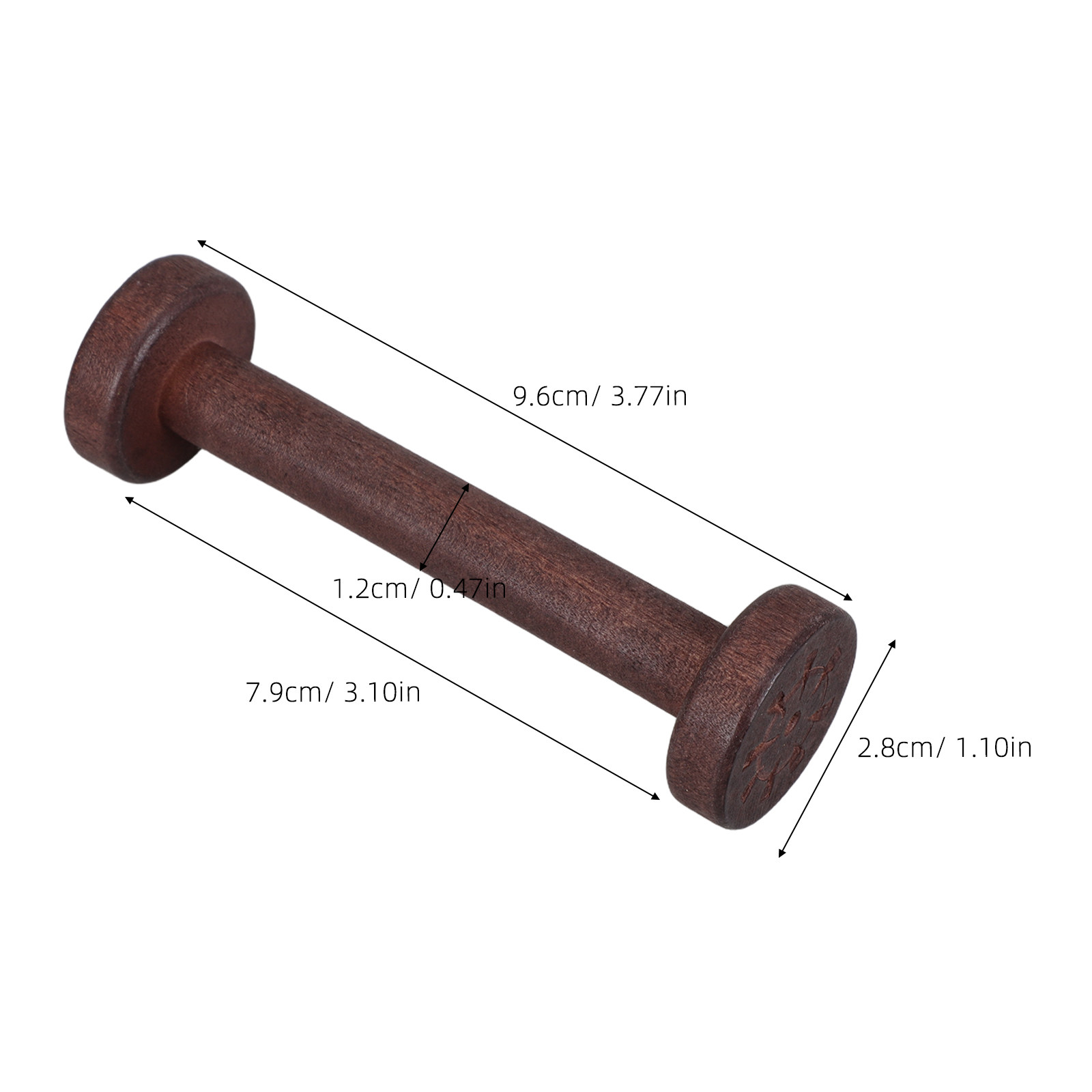 5Pcs Natural Wooden Spools for - Thread Bobbins Empty recension och pris