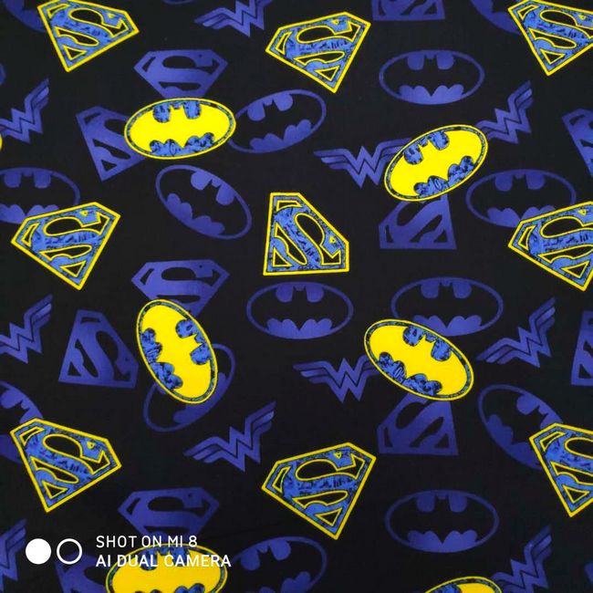 140cm Width Cartoon Batman Log - Sewing And Textile recension och pris