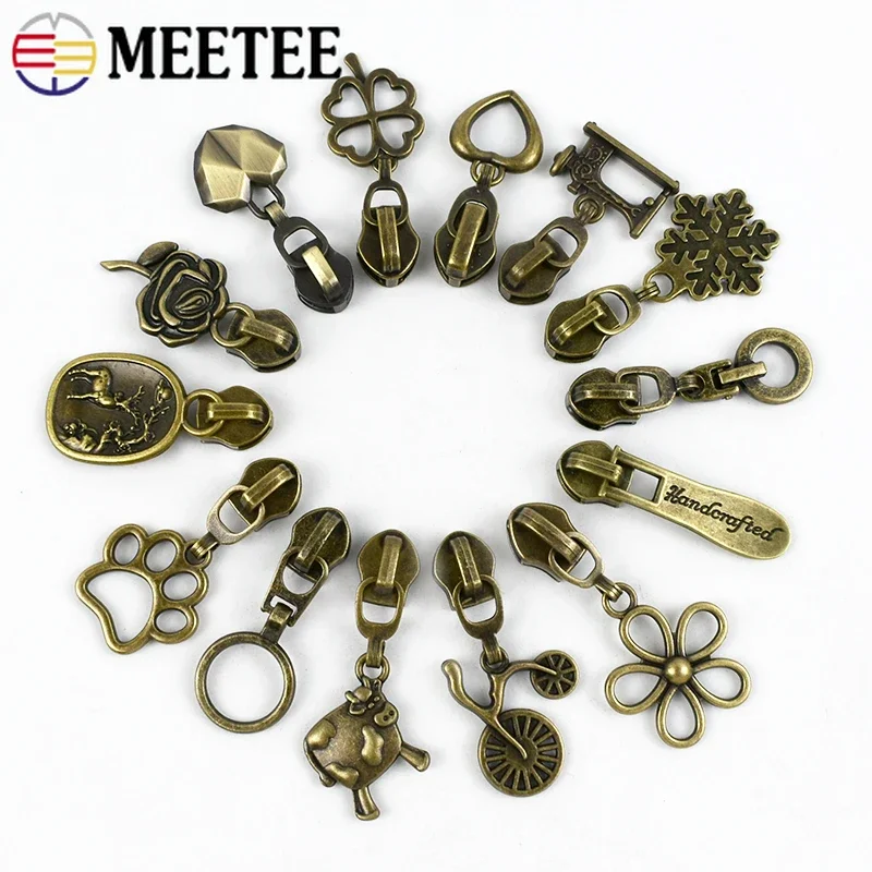 10/20/30Pcs 5# Bronze Metal Zi - Textile And Sewing Supply recension och pris