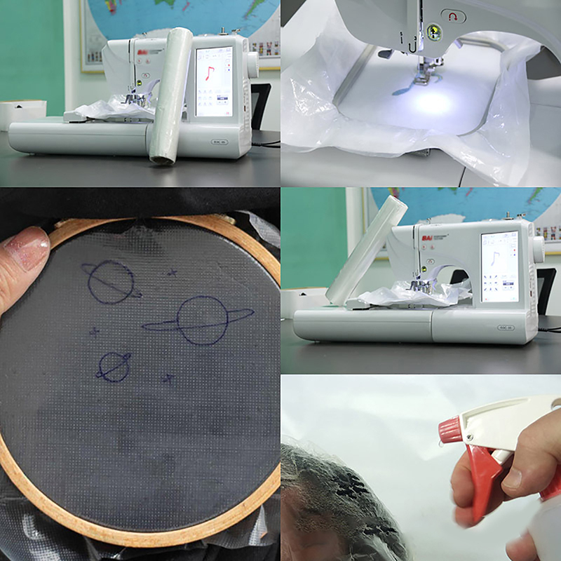 Water Soluble Embroidery Toppi - Sewing Machine In Textile recension och pris