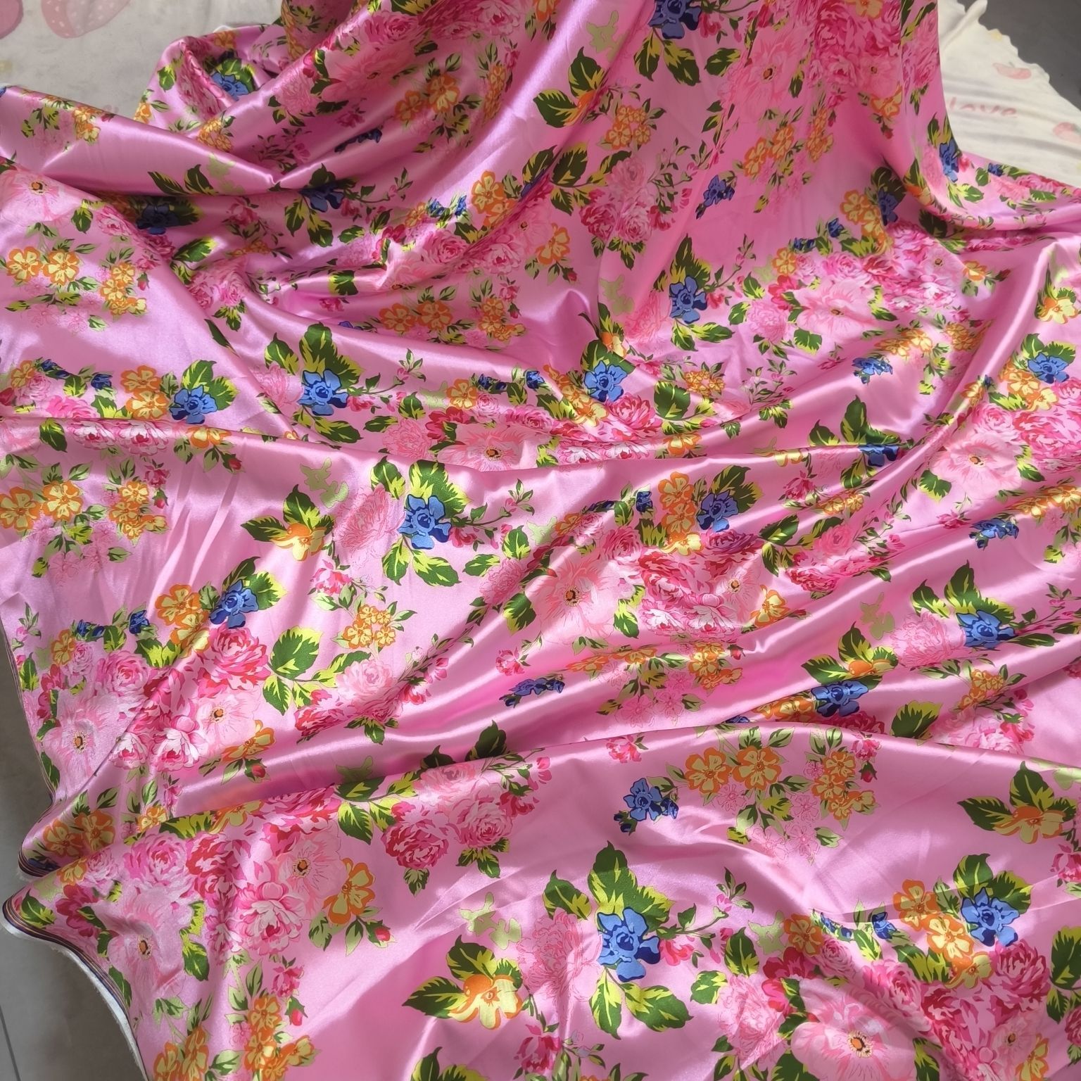 Satin Fabric Cloth without Ove - Sewing And Textile recension och pris