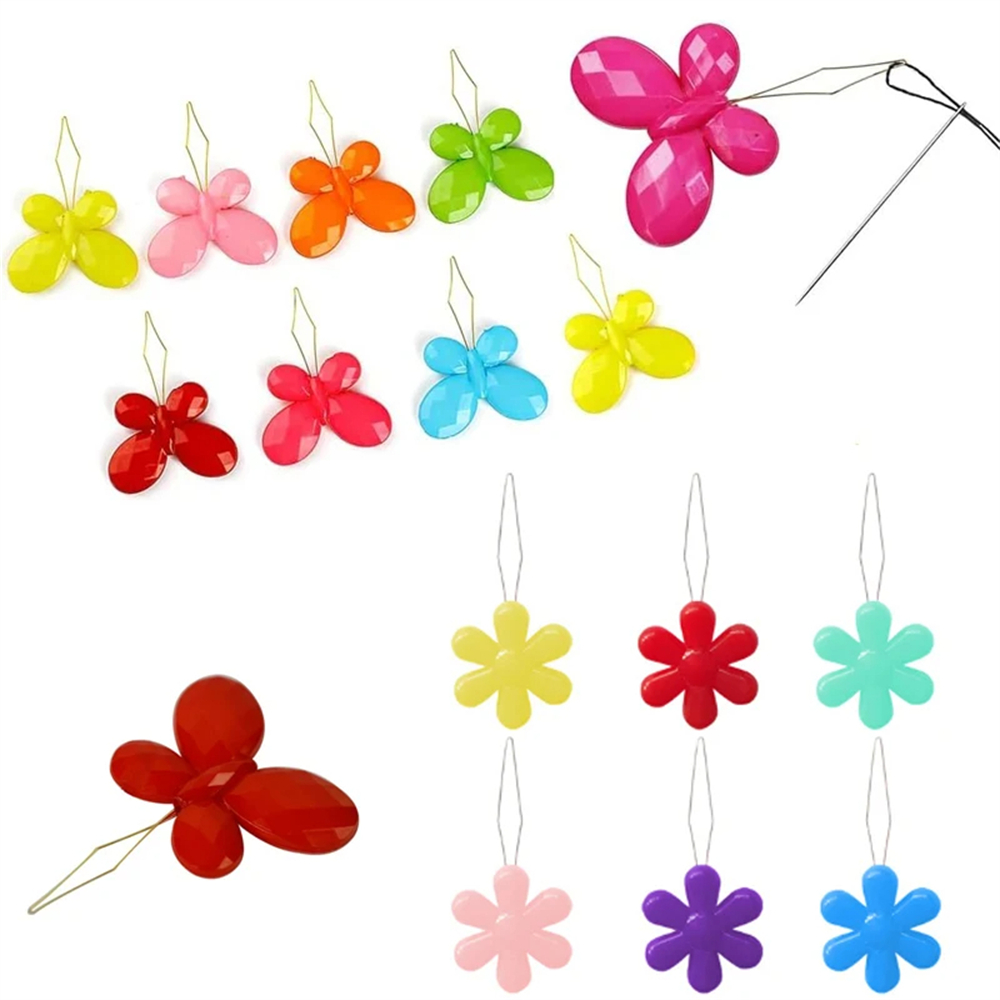 10-50pcs Random Color Needle T - Needle Threader Tool recension och pris