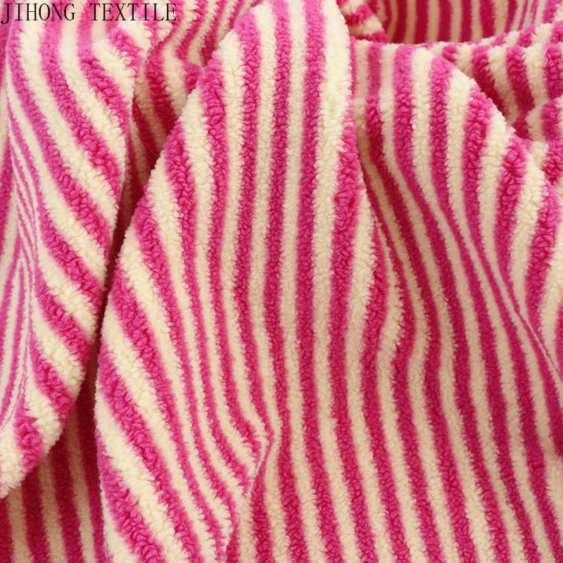 Striped Jacquard Knit Fabric P - Textile And Sewing Materials recension och pris