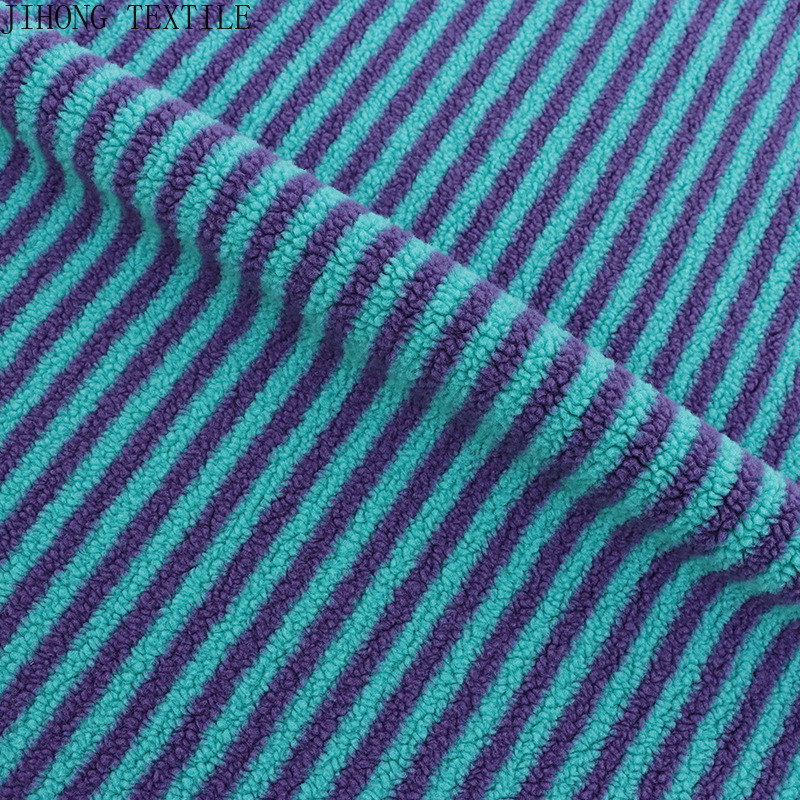 Striped Jacquard Knit Fabric P - Textile And Sewing Materials recension och pris