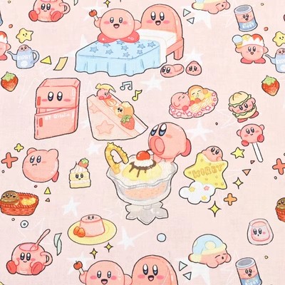 Cartoon Kirby 100 Cotton Fabri - Sewing And Textile recension och pris