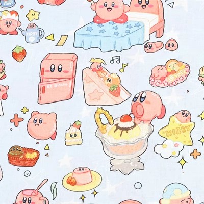 Cartoon Kirby 100 Cotton Fabri - Sewing And Textile recension och pris