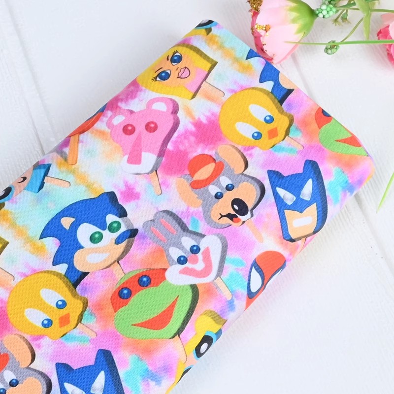 Cartoon Rabbit Carrots Birds,  - Textile And Sewing Materials recension och pris