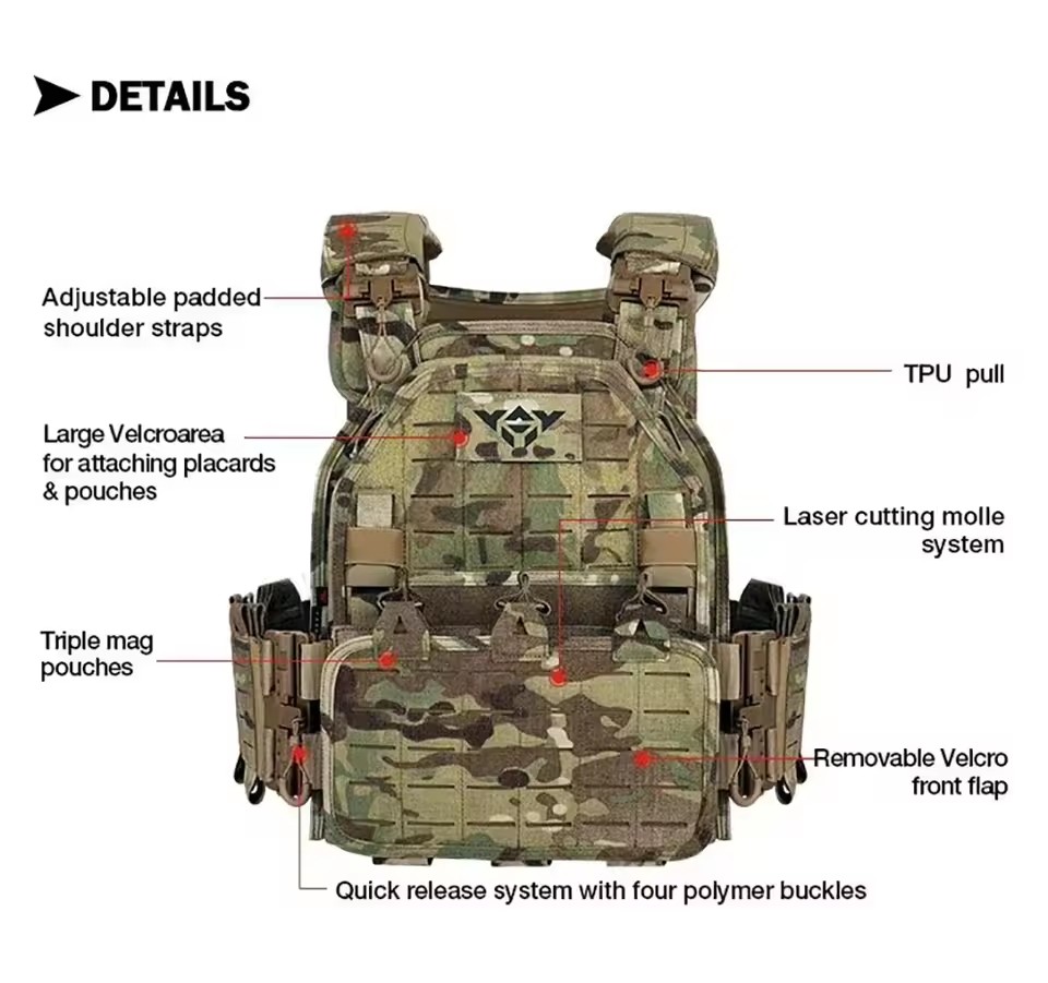 YAKEDA 6094 Tactical Gear Vest - Sewing Vest recension och pris
