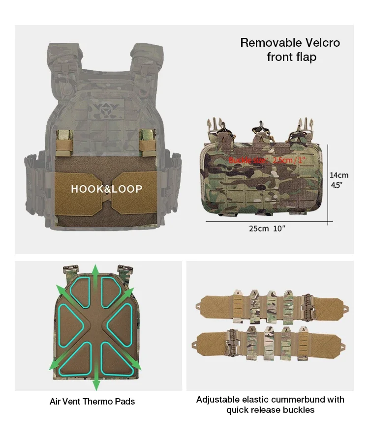 YAKEDA 6094 Tactical Gear Vest - Sewing Vest recension och pris