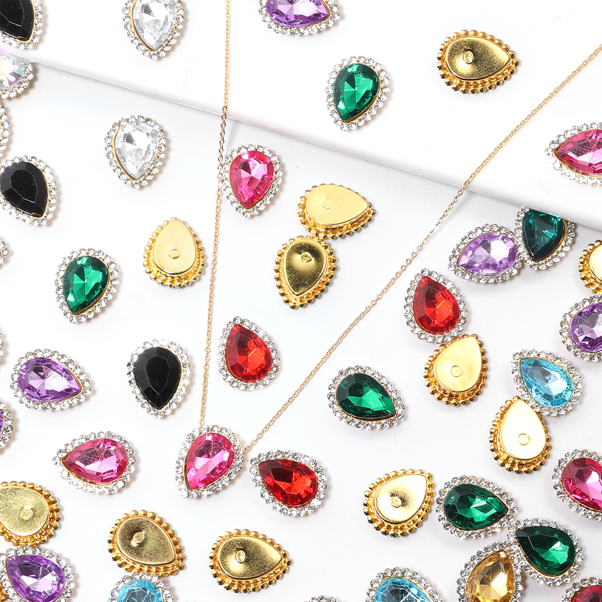 20Pcs Love Heart Acrylic Rhine - Sewing Art recension och pris
