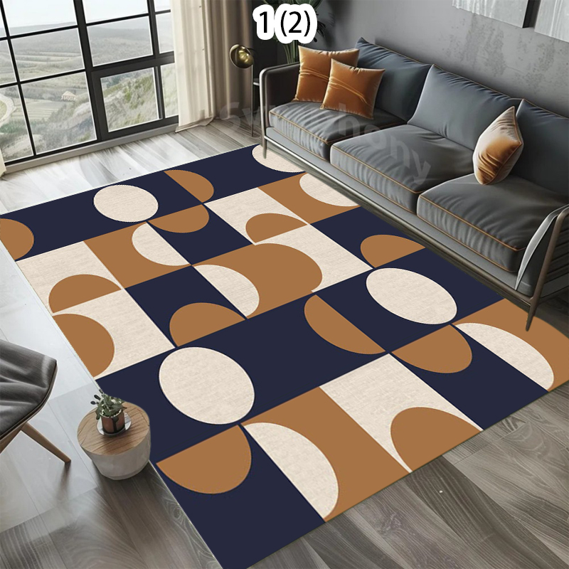 Rectangular Area Rug with Mid  - Century Textile & Sewing Supply Hours recension och pris