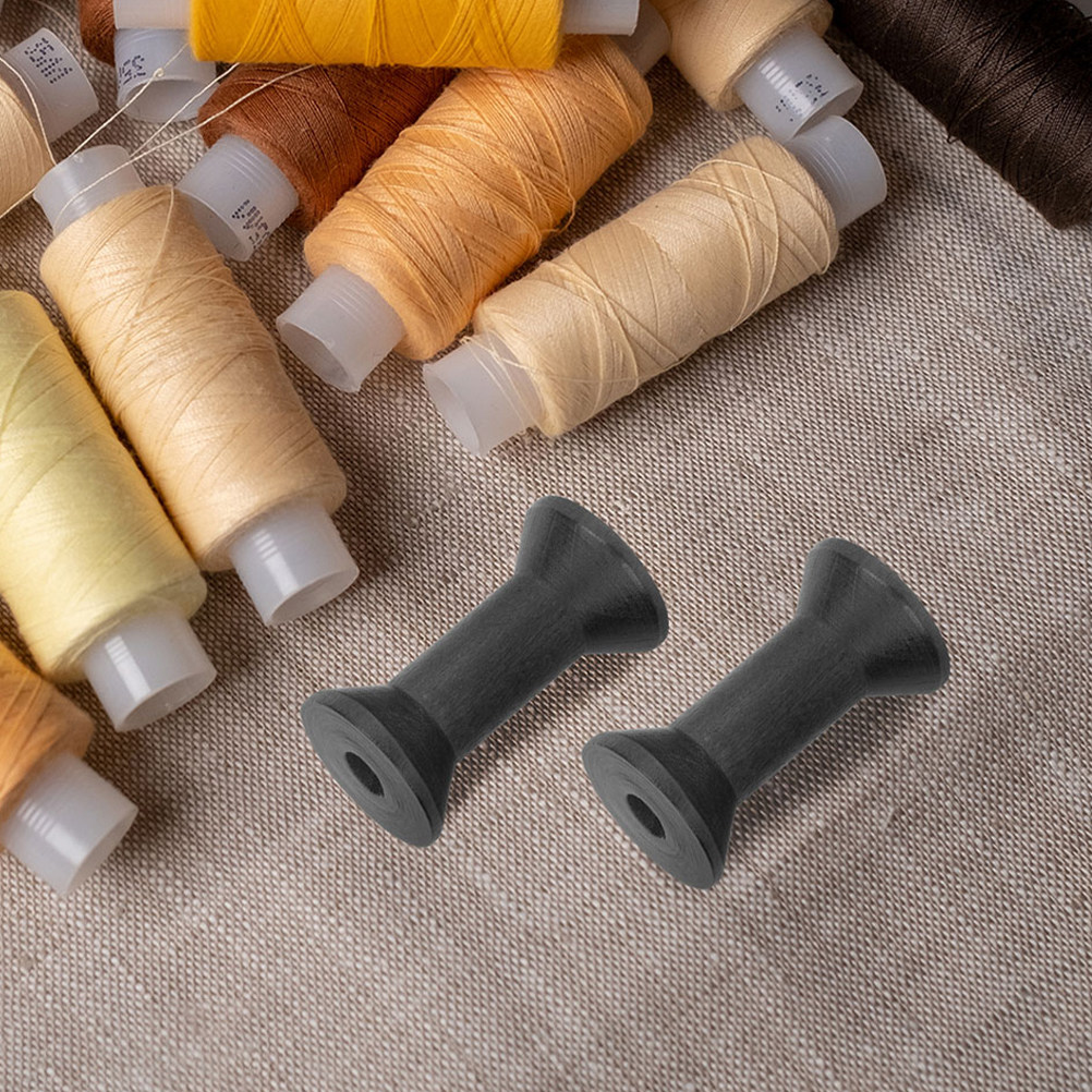 15Pcs Wooden Thread Spools Nat - Thread Bobbins Empty recension och pris