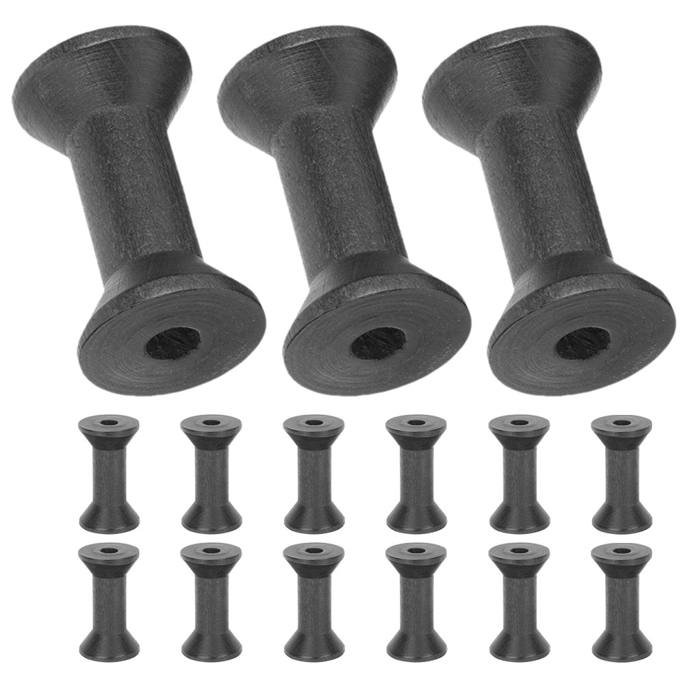 15Pcs Wooden Thread Spools Nat - Thread Bobbins Empty recension och pris